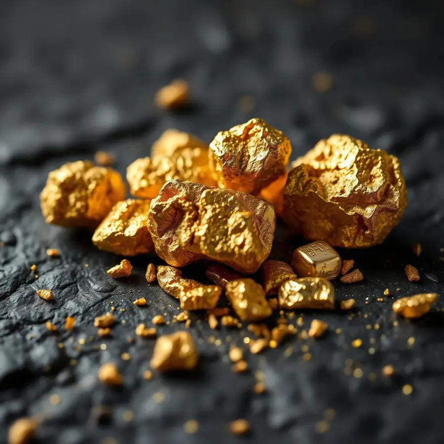 Gold ore sample from Burlcore Mining's Lake Victoria Gold Belt concession in Busia, Uganda
