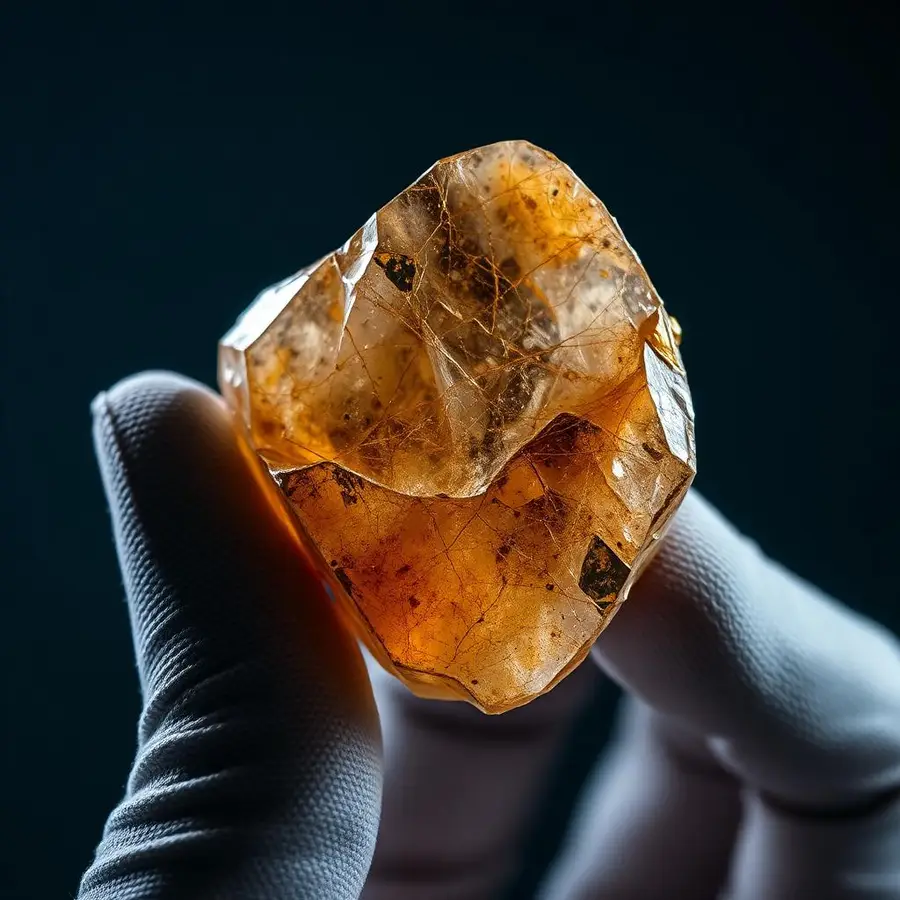 Quartz gold ore specimen